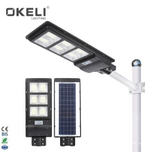 OKELI High Brightness Induction Road Smd Waterproof Ip66 90W 200W 300W All In One Solar Led Street Light